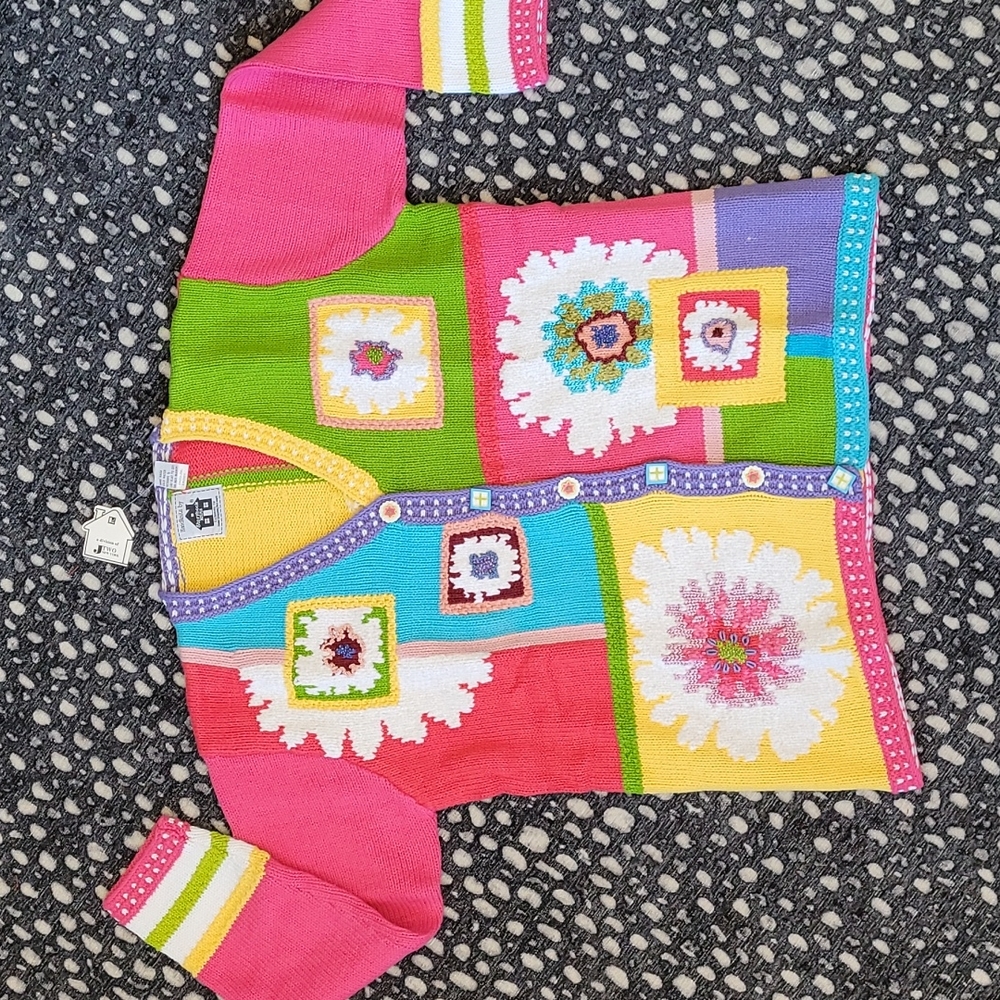 SALE!! Storybook Knits "Dazzling Daisies" Sweater NWT!